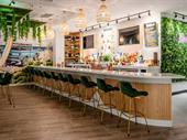 fully built-out cafe restaurant