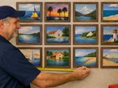 artwork picture mirror installation
