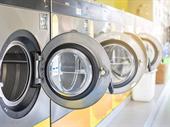 modern manhattan laundromat with