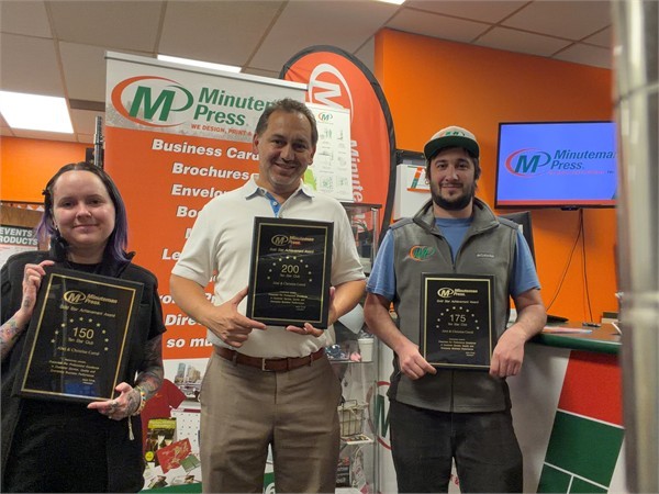 {Minuteman Press Franchise Owners Abel & Christine Corral Join President’s Club in Denver, CO}